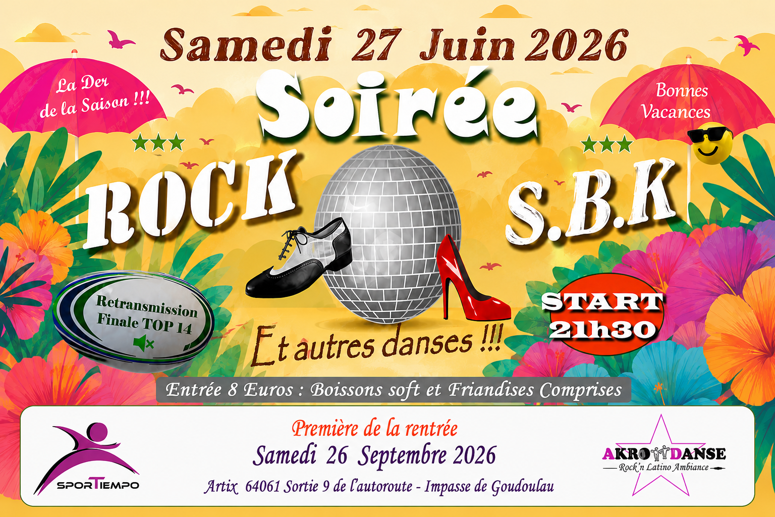 Danse Rock & S.B.K (Salsa, Bachata, Kizomba)